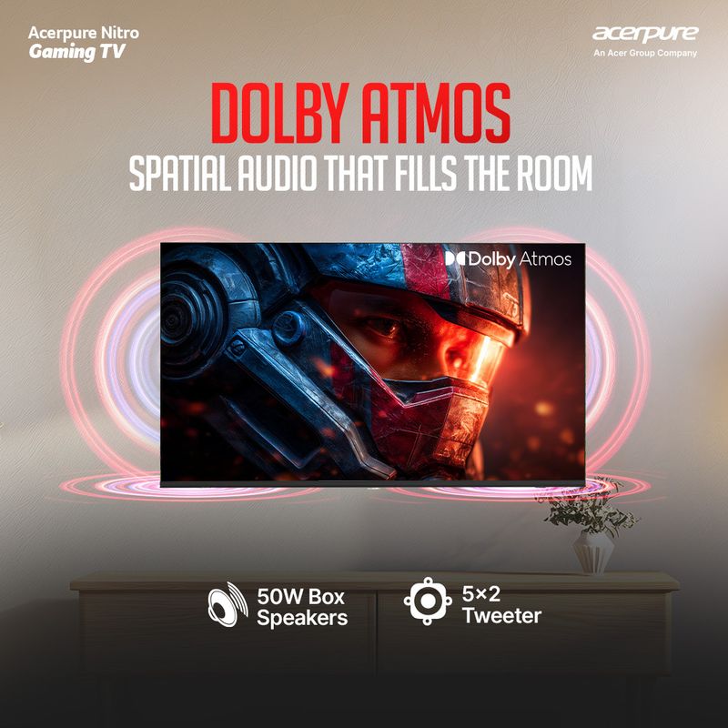 Acerpure 43 inch QLED 4K Smart TV - Image 4