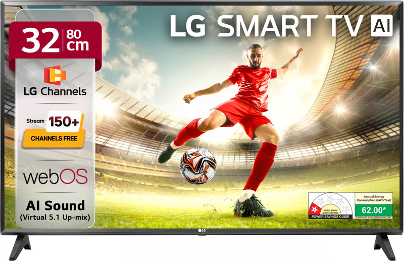 LG LR600 80 cm (32 inch) HD Ready LED Smart WebOS TV with Alpha5 ...more deal from flipkart