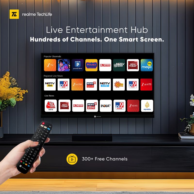 realme TechLife 80.0 cm (32.0 inch) QLED Smart Android TV - Image 3