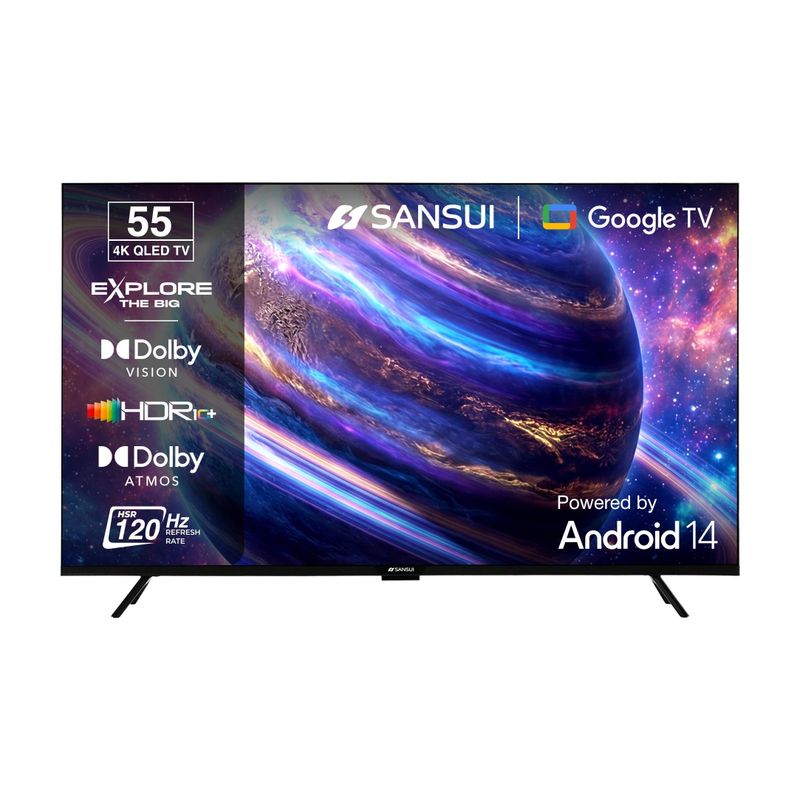Sansui 140 cm (55 inch) QLED 4K Smart Google TV - Image 2