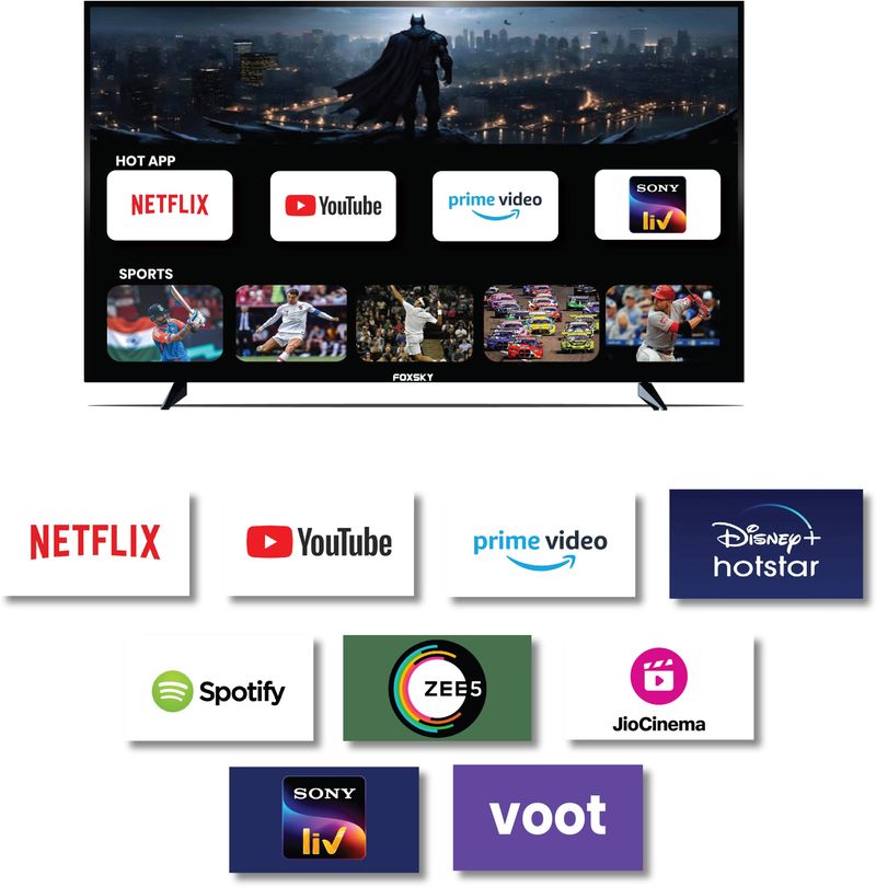 Foxsky 80 cm (32 inch) Smart Android TV - Image 5