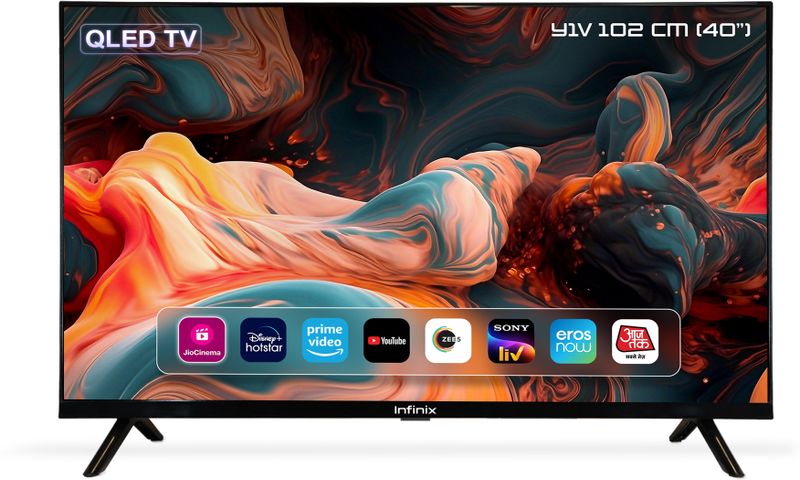 Infinix Y-Series 102 cm (40 inch) QLED Full HD Smart Linux TV wit...more