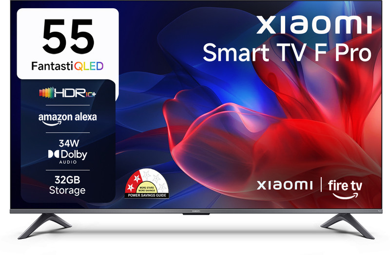 price history - XIAOMI F Pro 138 cm (55 inch) QLED Ultra HD (4K) Smart Fire TV wi...more