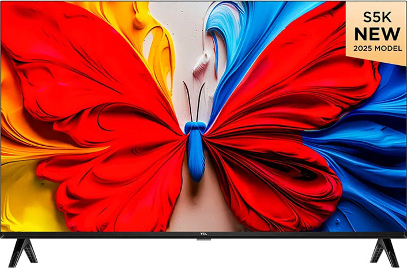 TCL S5K 2025 Edition 79.97 cm (32 inch) QLED Full HD Smart Google TV with With 24 W Dolby Audio | Google Assitant | Chromecast | Slim Design| HDR 10 3