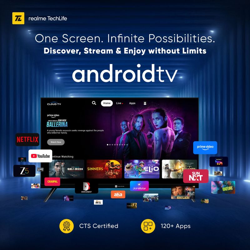 realme TechLife 80.0 cm (32.0 inch) QLED Smart Android TV - Image 4