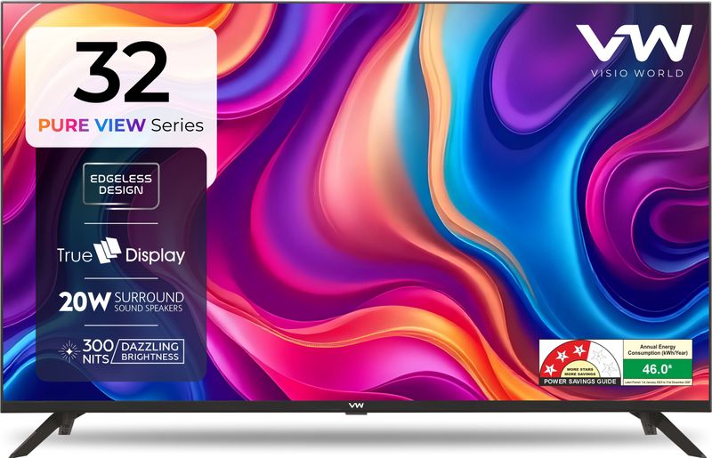 VW 80 cm (32 inch) HD Ready LED TV 2025 Edition (VW32A)