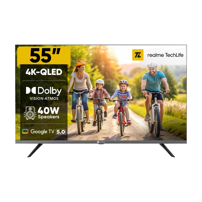 139 cm (55 inch) QLED 4K Smart Google TV - Image 2