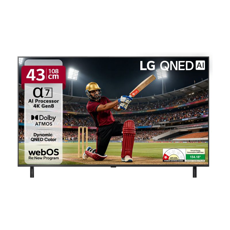 LG AI TV QNED 8AA 43 inch 4K Smart TV - Image 2