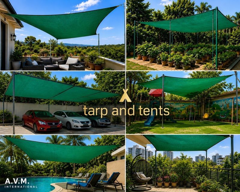 Tarp and Tents 5ft x 8ft Green Shade Net - Image 5