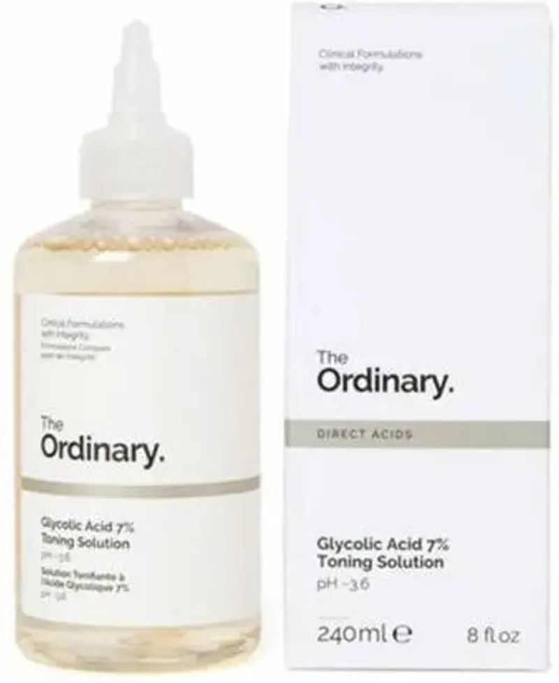 rentix The Ordinary Glycolic Acid 7% Exfoliating Toner 240ml - Image 3