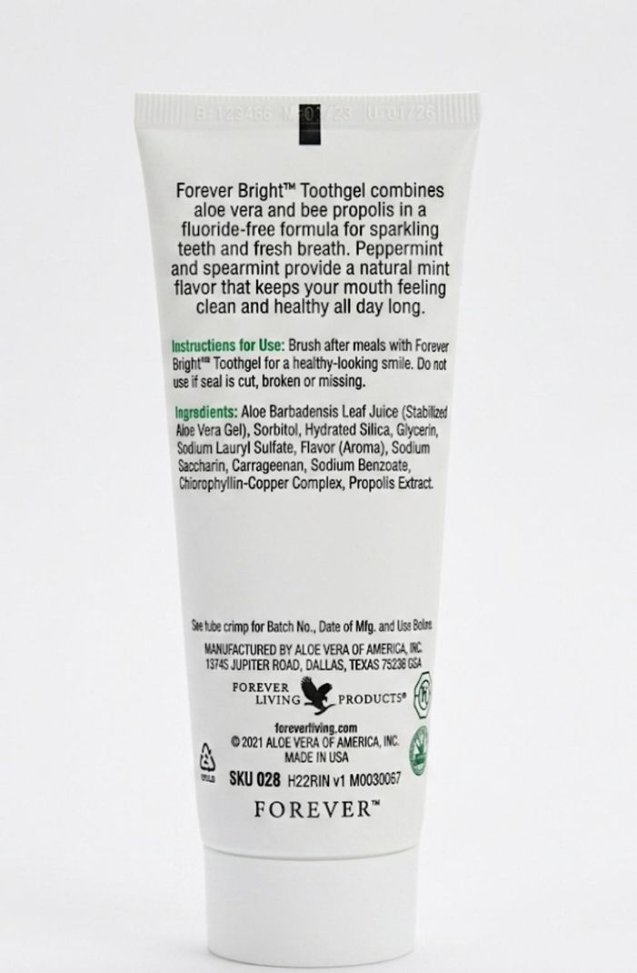 Forever Living bright@4321 Toothpaste 130g - Image 3