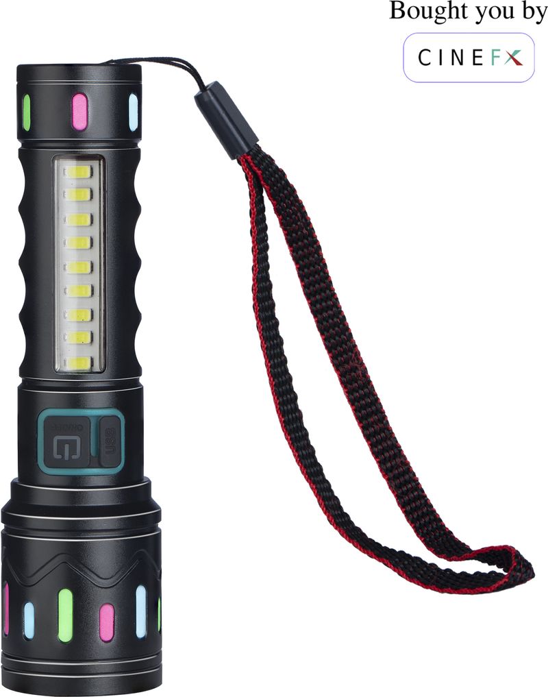 Cinefx 8.0W Rechargeable Metal Torch - Image 2