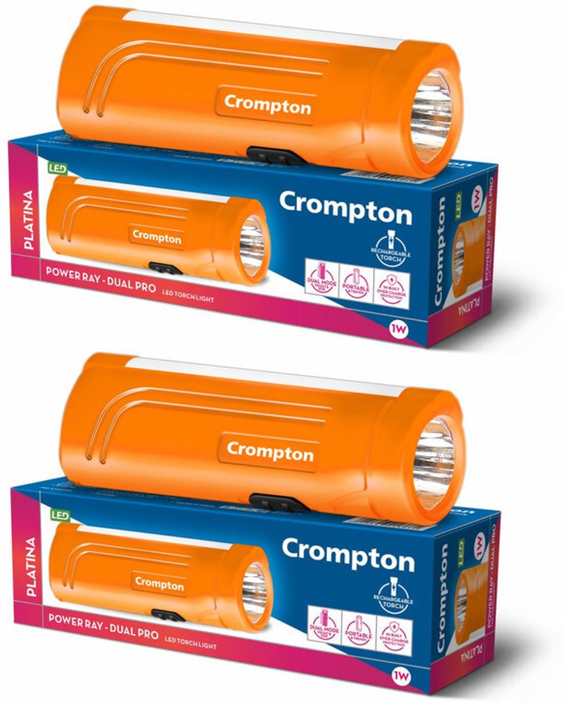 Crompton Power Ray Dual Pro Torch Pack of 2 - Image 2