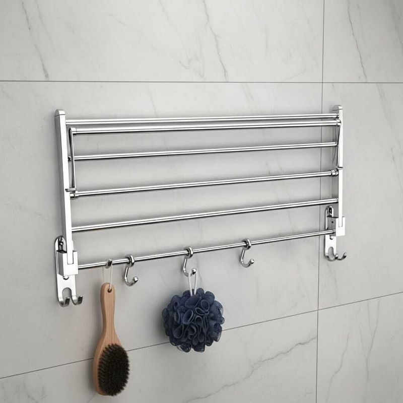 Pillu 304 Stainless Steel Folding Towel Rack - Image 6