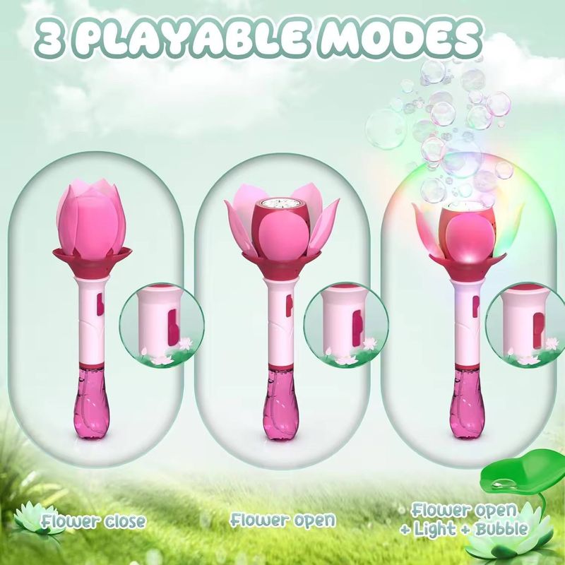 Xcillince Automatic Bubble Wand Gun with LED Lights - Image 5