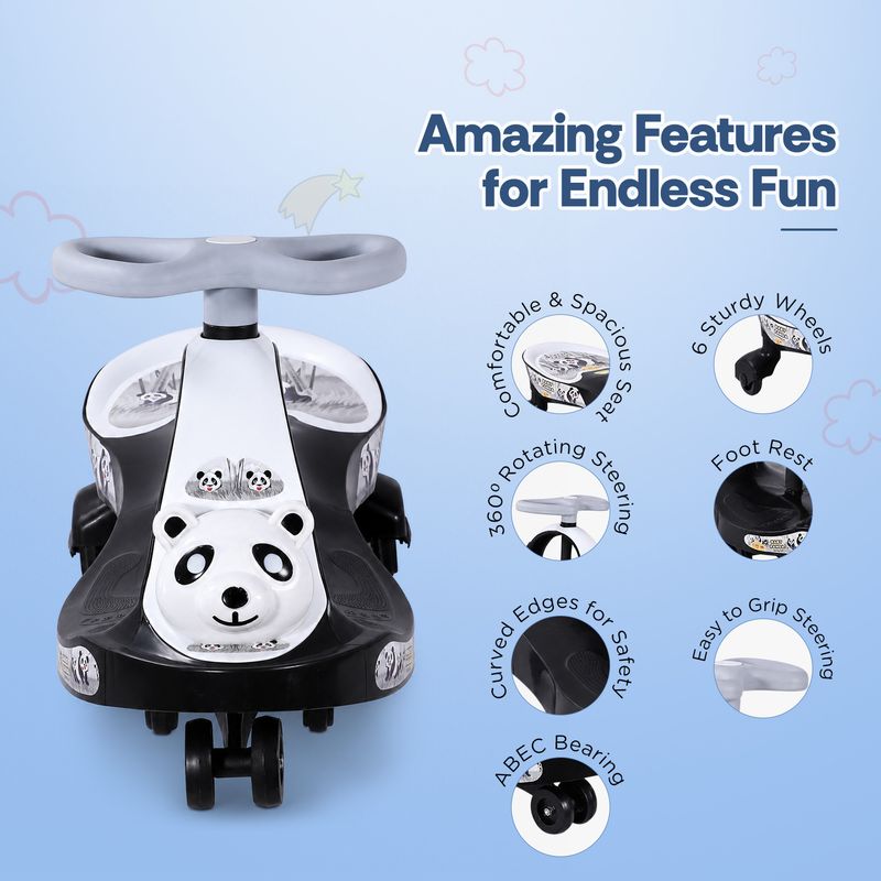 kidznation Baby Panda Magic Car - Image 5