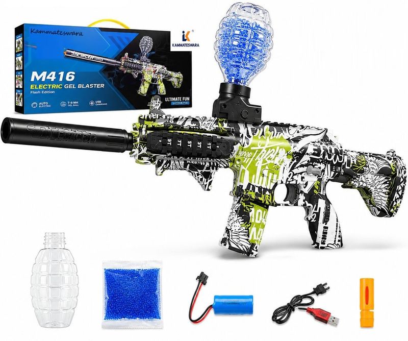 KAMMATESWARA M416 Electric Gel Ball Blaster Gun - Image 3
