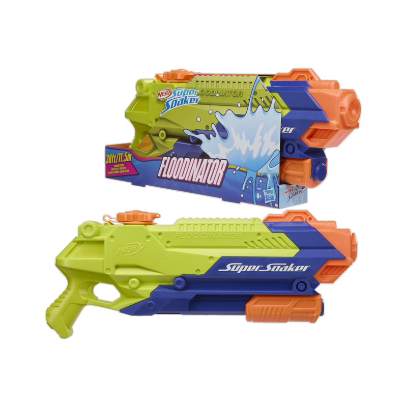 Nerf Super Soaker Floodinator Water Blaster, 70 Fluid Ounce Capacity,Ages 6+ Water Gun (Multicolor)