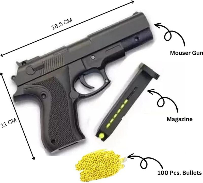 rza PUBG Gun P 729 for Kids with 200mm Darts - Image 4