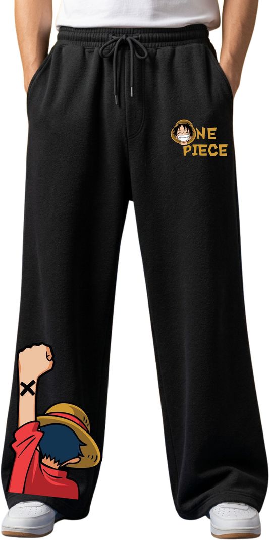EpicApparel Men Black Graphic Print Track Pants - Image 6
