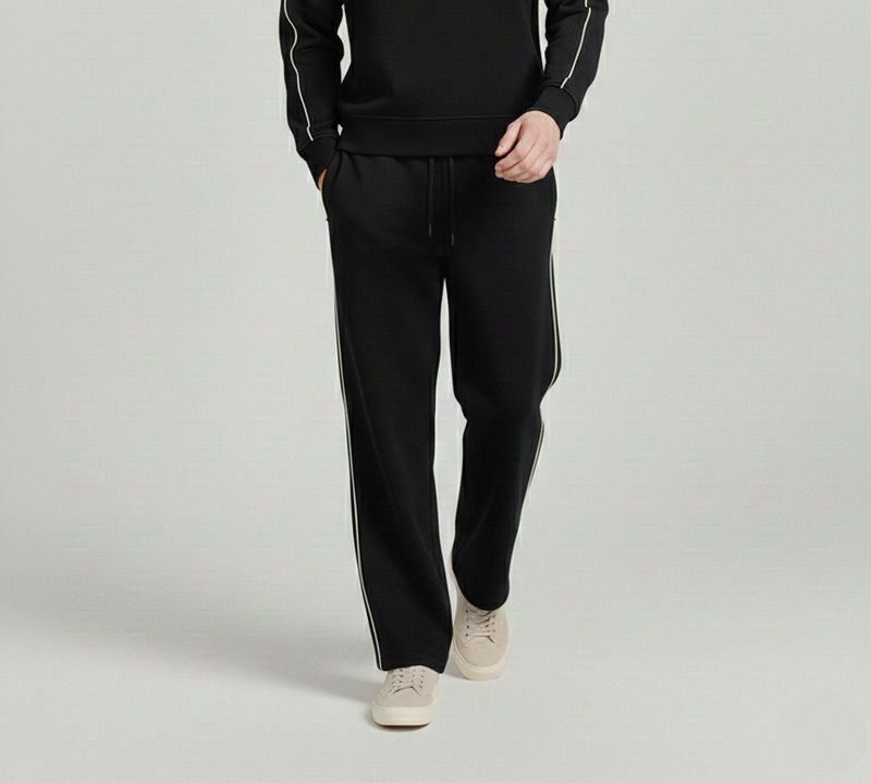 rk hub Men Black Track Pants - Image 3