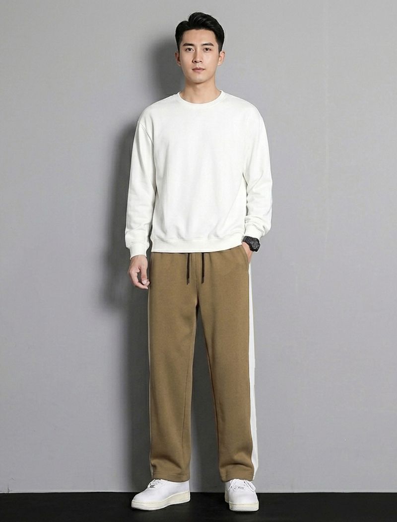 AVOLT Men Striped Multicolor Track Pants - Image 4