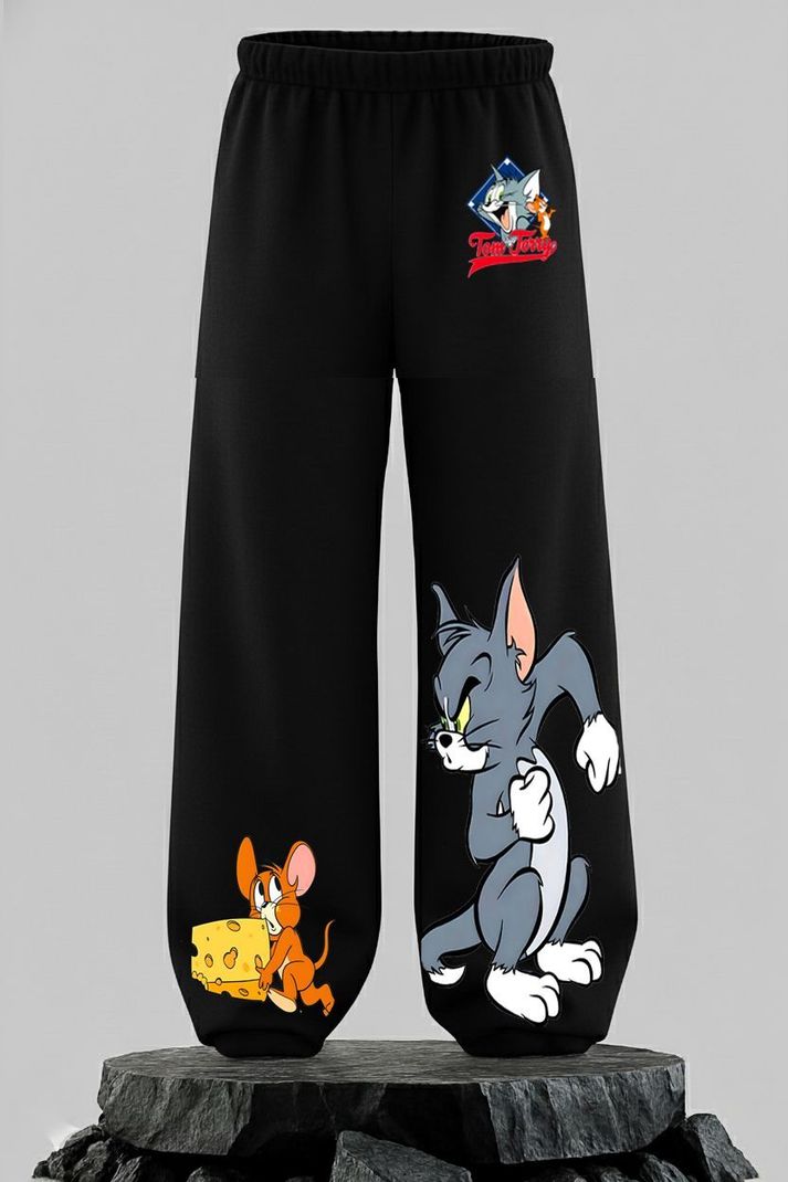 ZEN1FASHION Men Multicolor Printed Track Pants - Image 4
