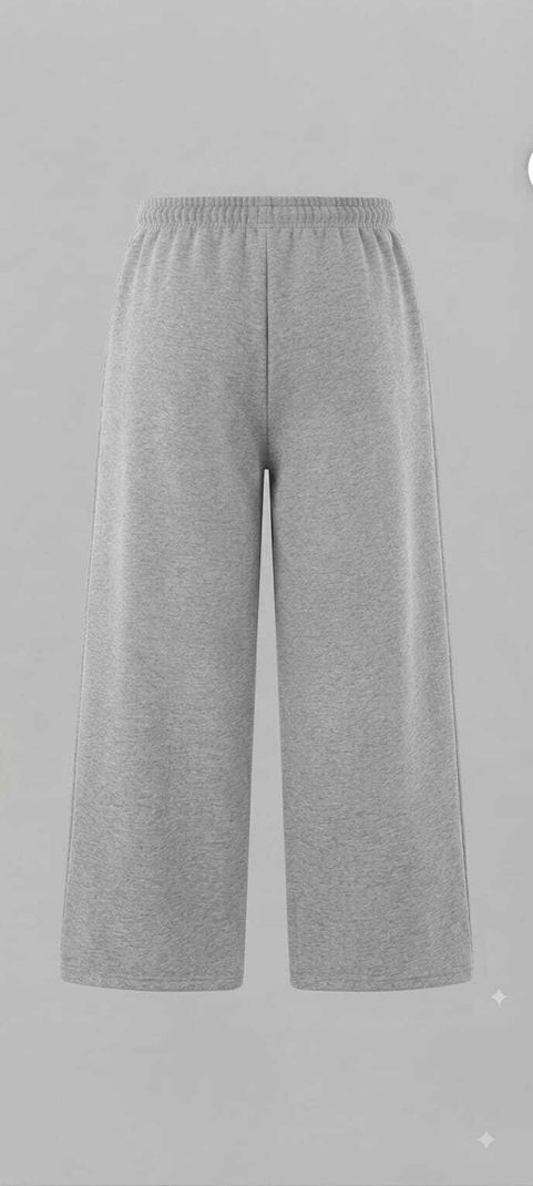 Graphic Print Grey Track Pants - Image 3