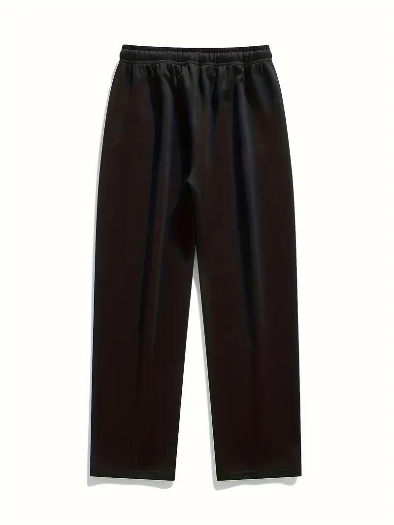 FOXTER Men Striped Black Track Pants - Image 6