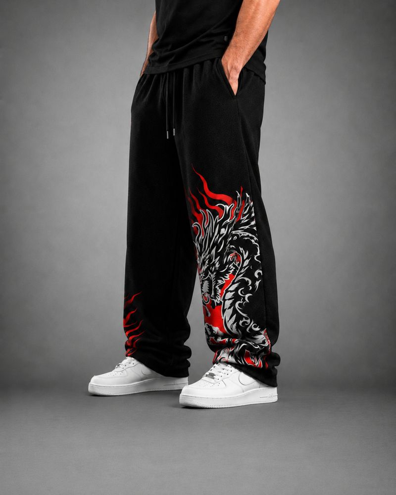 Men Striped Black Track Pants by RESERVE EDITION - Image 4