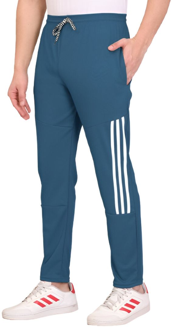 ICEPERA Men Striped Dark Blue Track Pants Pack of 2 - Image 6