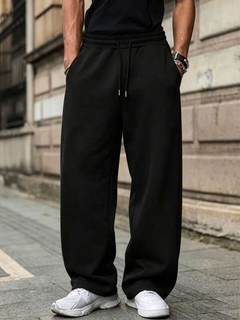 Alvastra 2 Pack Black Men Track Pants - Image 3