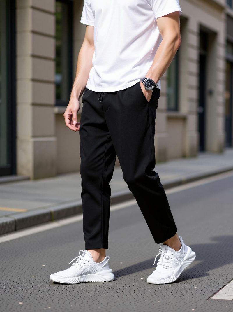 Paralians Men Black Track Pants - Image 4