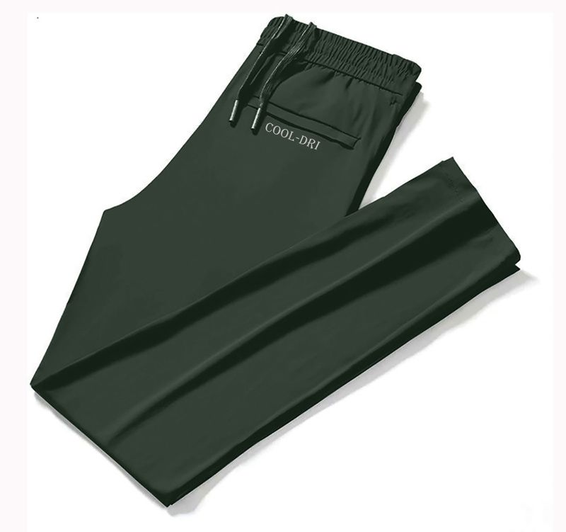 TAXLIA Printed Olive Track Pants - Image 2