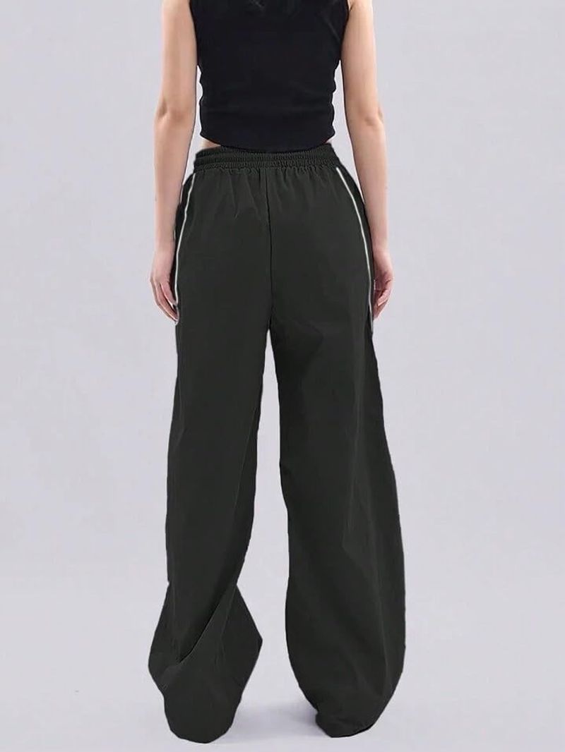 Lakhtadar Striped Black Track Pants - Image 4