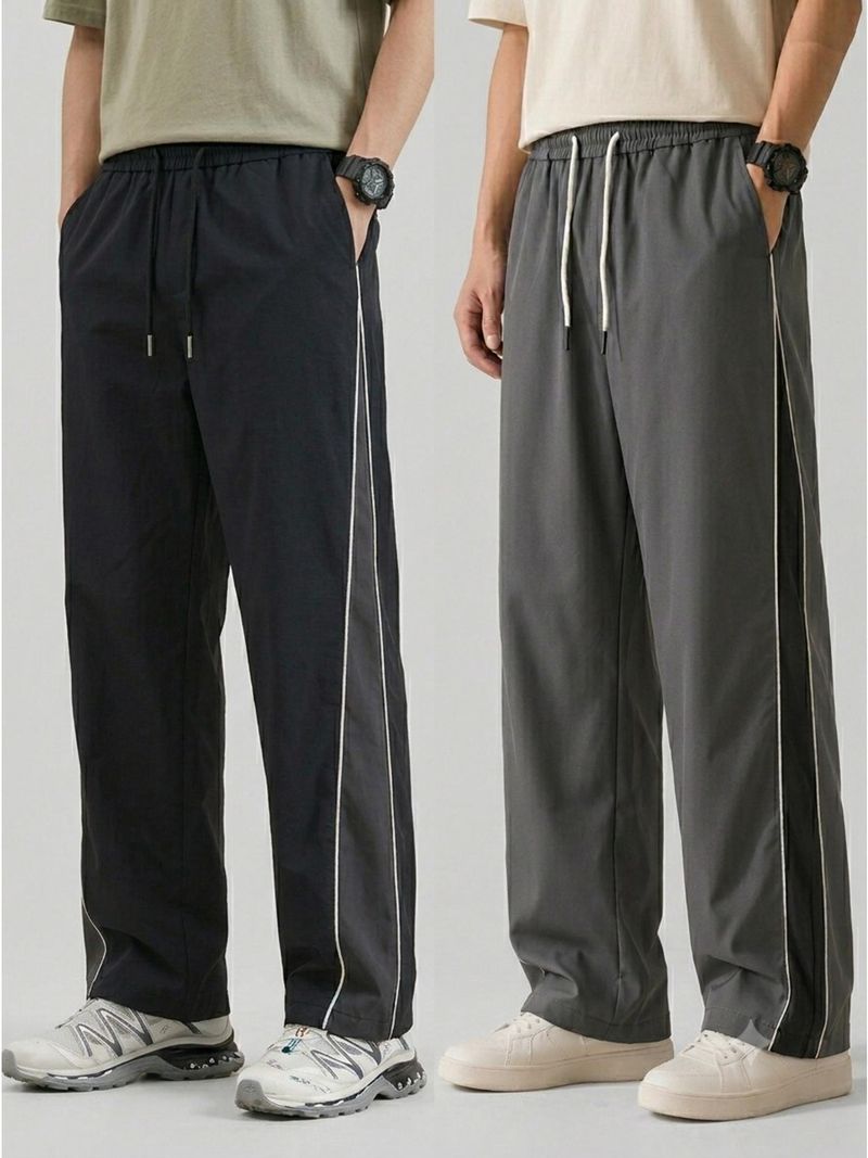 Blacktail Men 2-Pack Striped Track Pants - Image 2