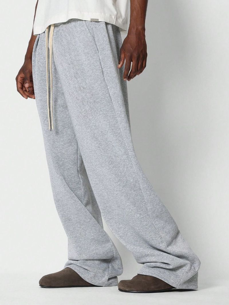 IRONDYE Men Loose Fit Grey Cotton Blend Trousers - Image 4