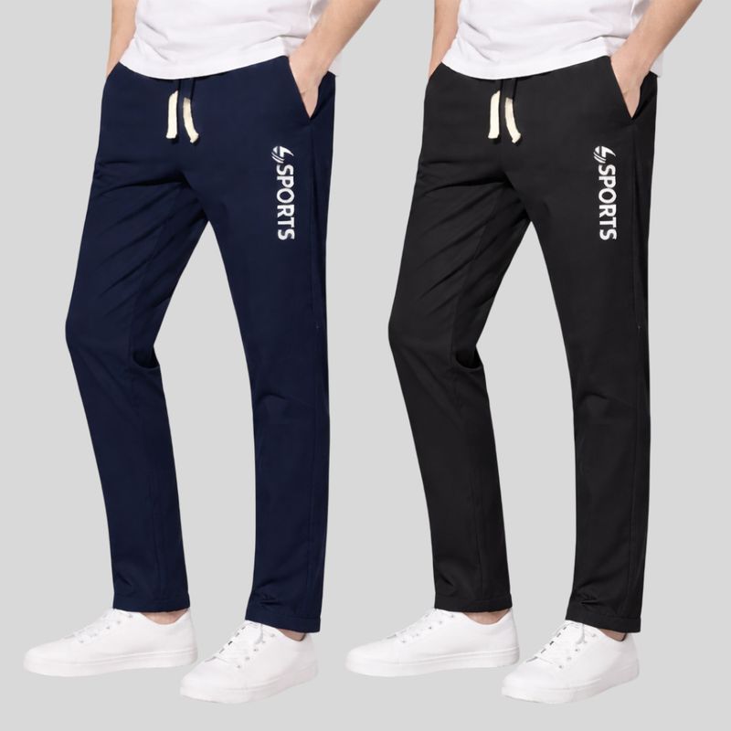 Python Men Multicolor Track Pants 2 Pack - Image 2