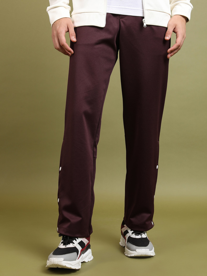 HIGHLANDER Men Solid Brown Track Pants