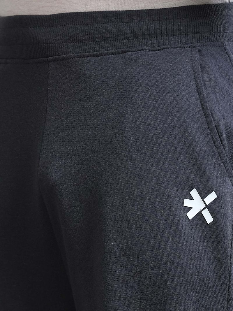 HRX by Hrithik Roshan Men Solid Grey Track Pants - Image 5
