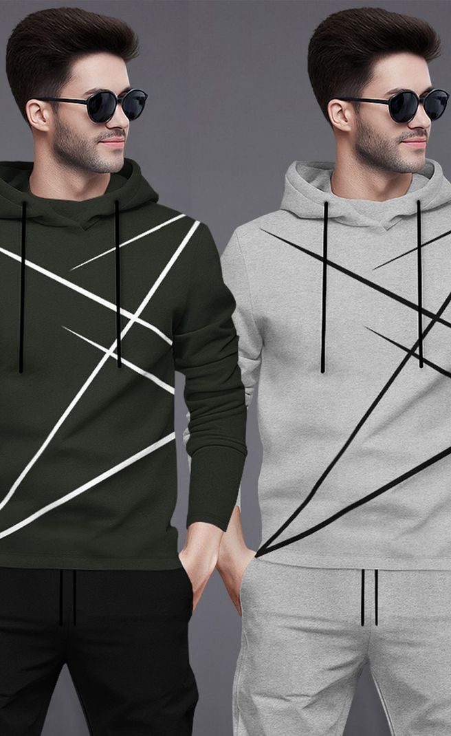 BLIVE Printed Men Track Suit - Image 5