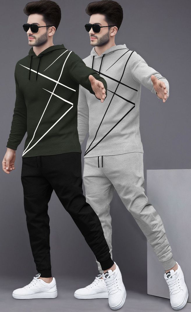 BLIVE Printed Men Track Suit - Image 4
