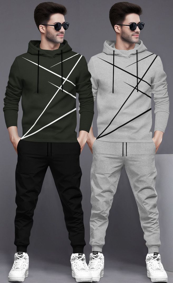 BLIVE Printed Men Track Suit - Image 2