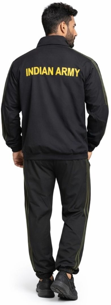 Army Apparel Solid Men & Women Track Suit - Image 4