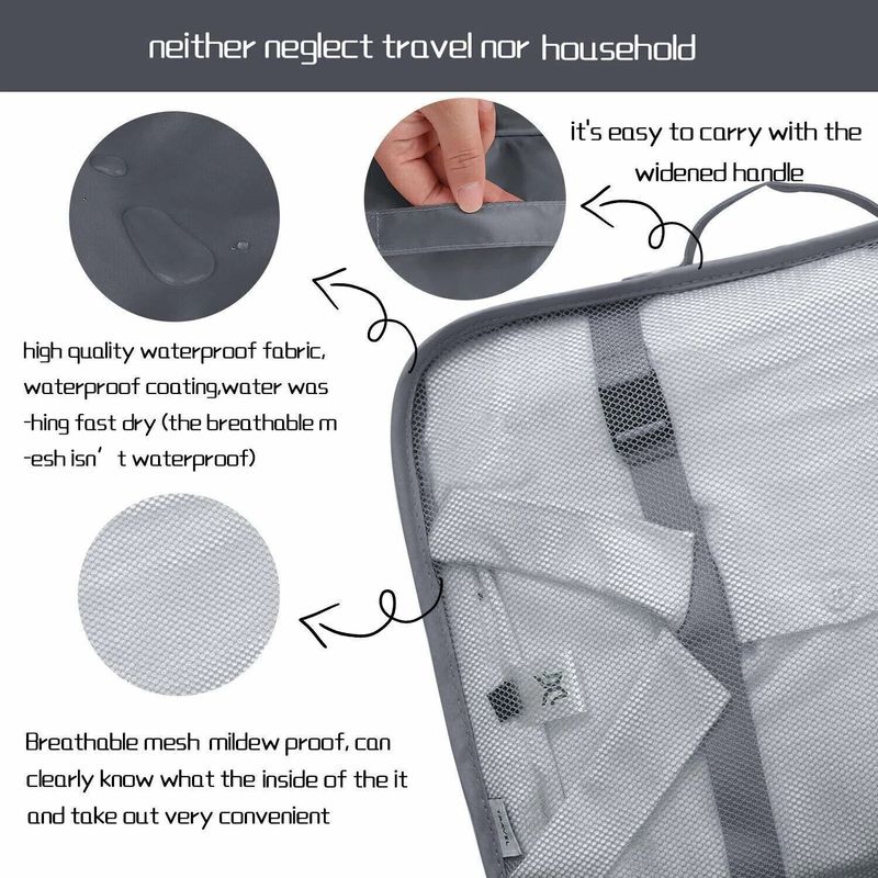 Mungat 7 Pcs Travel Organizer Packing Cubes - Image 4
