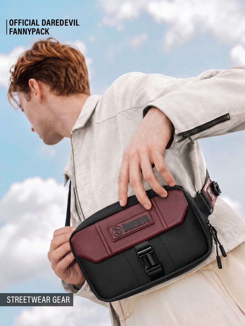 The Souled Store Waist Bag Maroon - Image 2