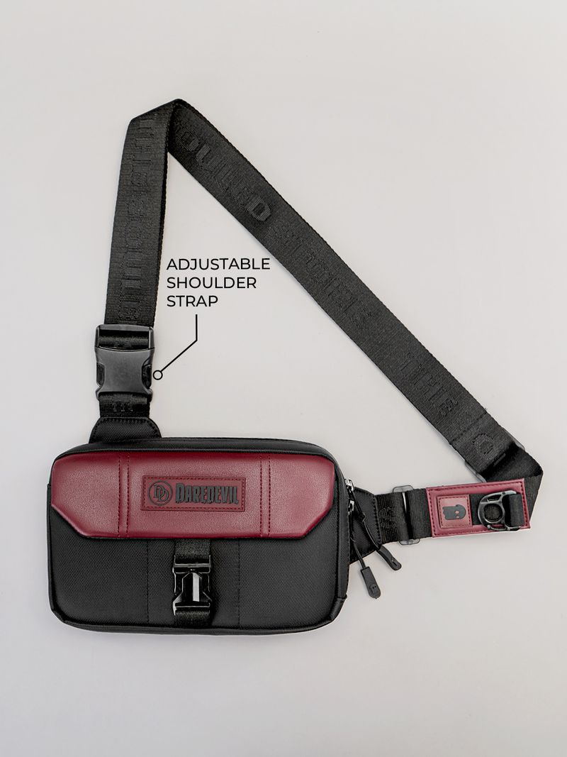 The Souled Store Waist Bag Maroon - Image 4