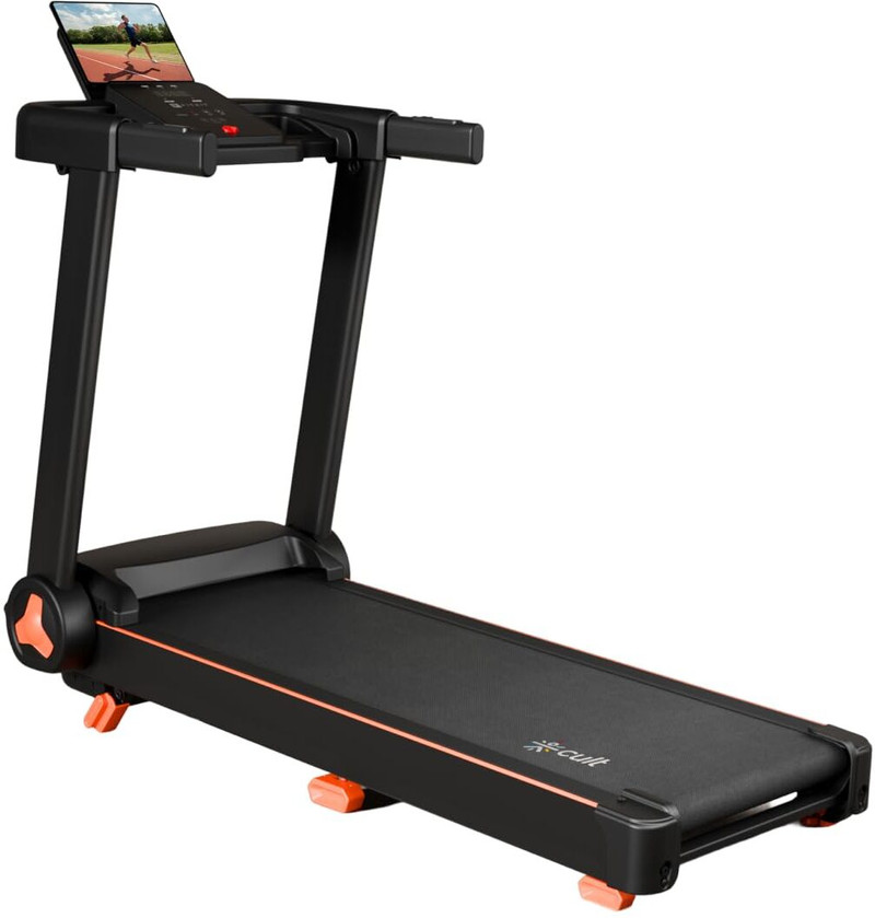 FITKIT by Cult PowerRunPlus BLDC 5HP & 120kg Weight Capacity | Home Gym Equipment Treadmill (Max Weight:120 kg)