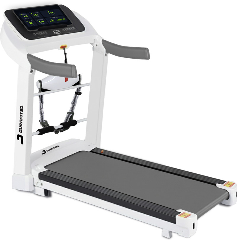 Durafit91 Sprint Pro Multifunction 5HP Peak MaxWeight:140Kg| 25Level Incline| 16Km Speed Treadmill (Max Weight:140 kg)