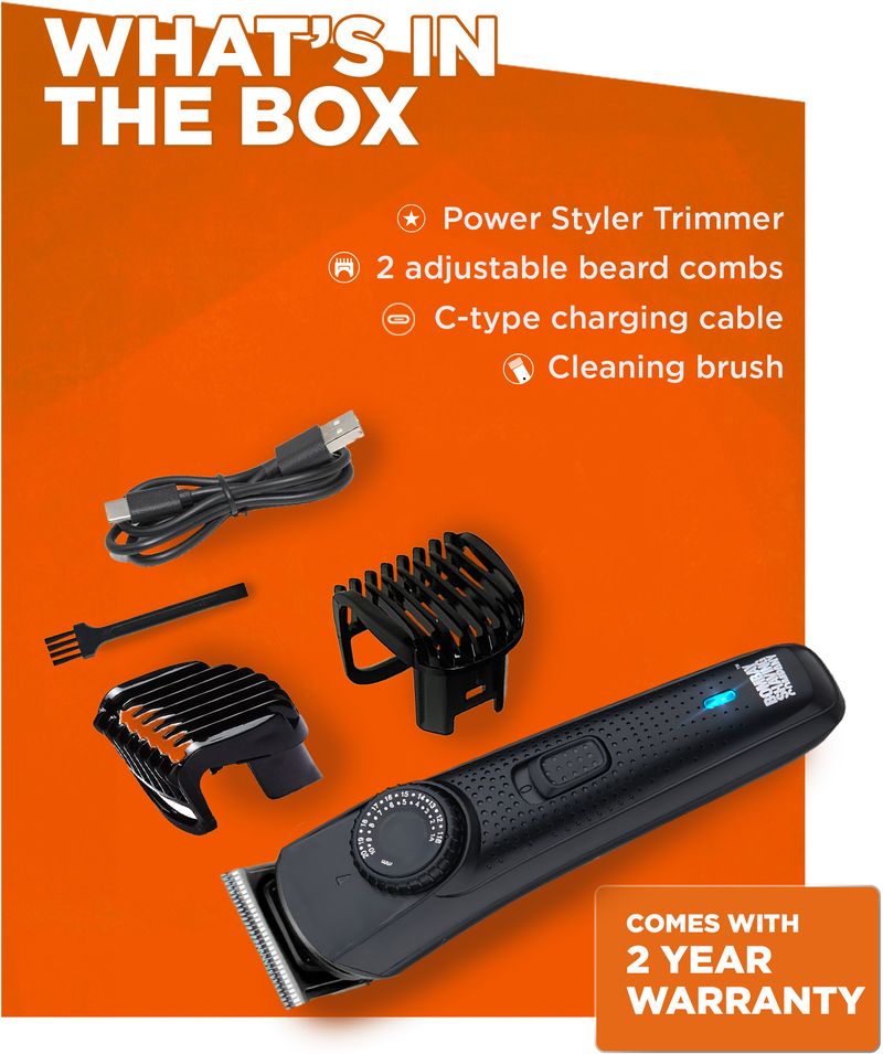 BOMBAY SHAVING COMPANY Flash Charging Men Beard Trimmer 120 min - Image 4